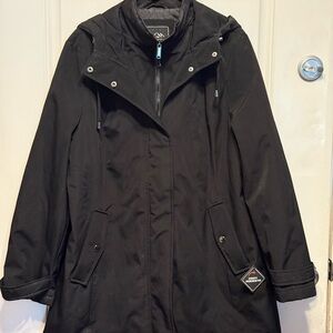 HFX Water/Wind Resistant Jacket with Hood and Snap Pockets size XL